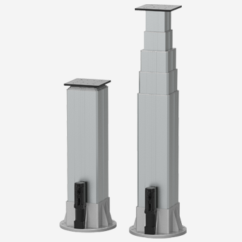 Five-section lifting column